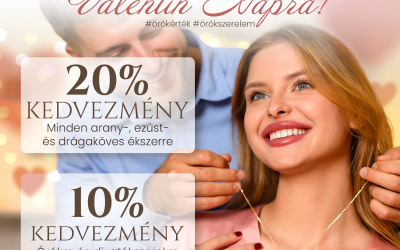 Valentin-napi különlegességek a Diamond Ékszernél – ajándékozz szerelmet és csillogást,kedvezményekkel